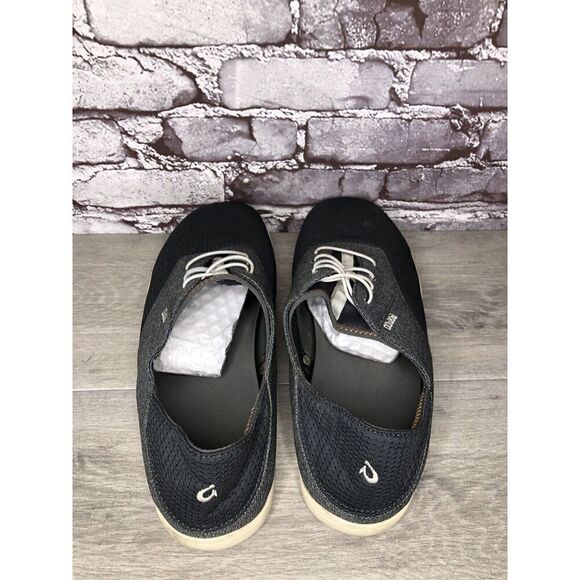 Olukai Nohea Moku Blue Gray Mesh Casual Slip On Sneakers Shoes Men Sz 13M US/46 main image 4